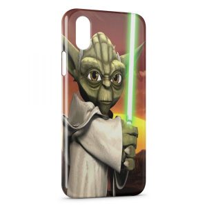 coque iPhone X Yoda