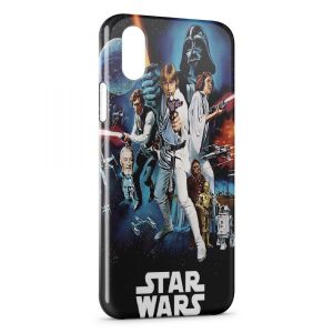 coque iphone x affiche de Star Wars